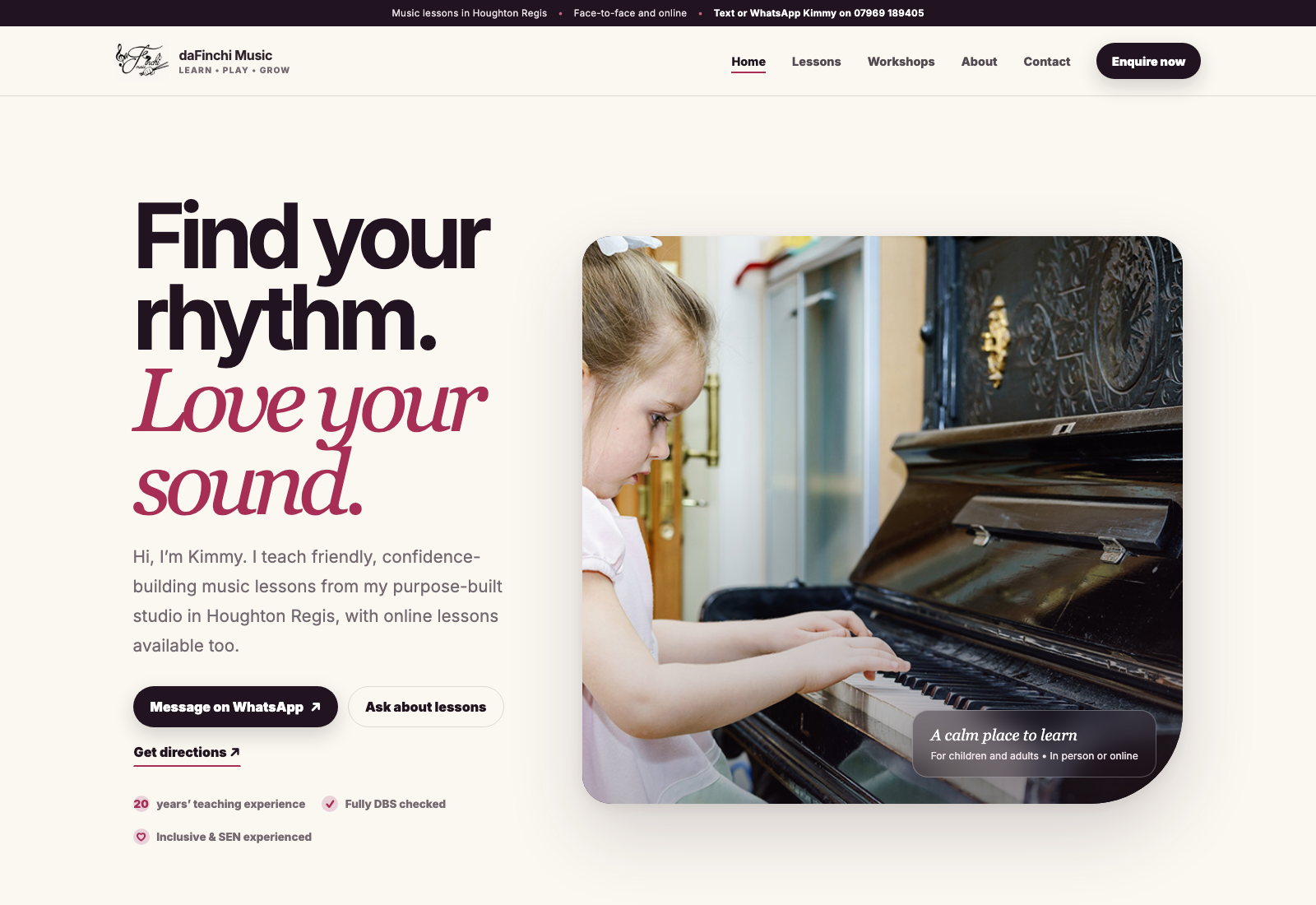 daFinchi Music website